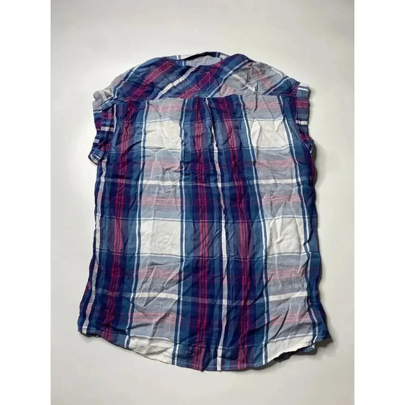 RAILS Women’s S Sleevless Paid Shirt RAILS BRITT Shirt Designer Sleeveless Top - Picture 5 of 6